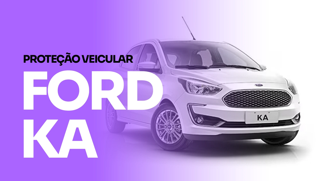 Ford Ka em destaque para proteção veicular