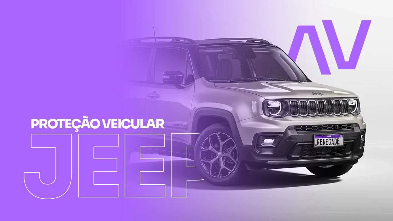 Jeep Renegade em destaque com proteção veicular