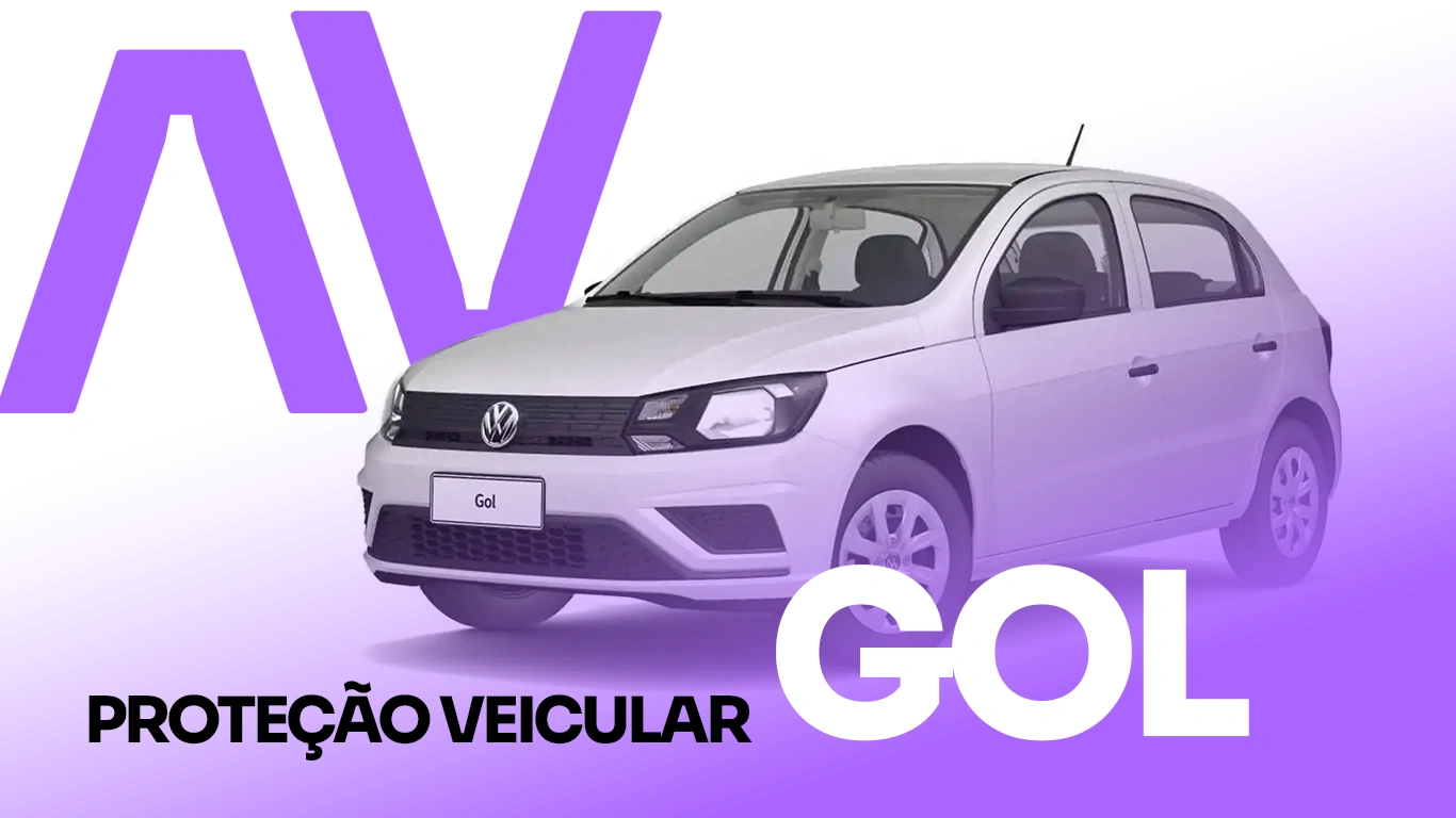 Volkswagen Gol em destaque para proteção veicular